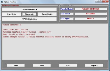 polaris fault codes