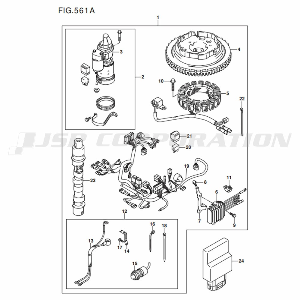 OPT:STARTING MOTOR:M-STARTER