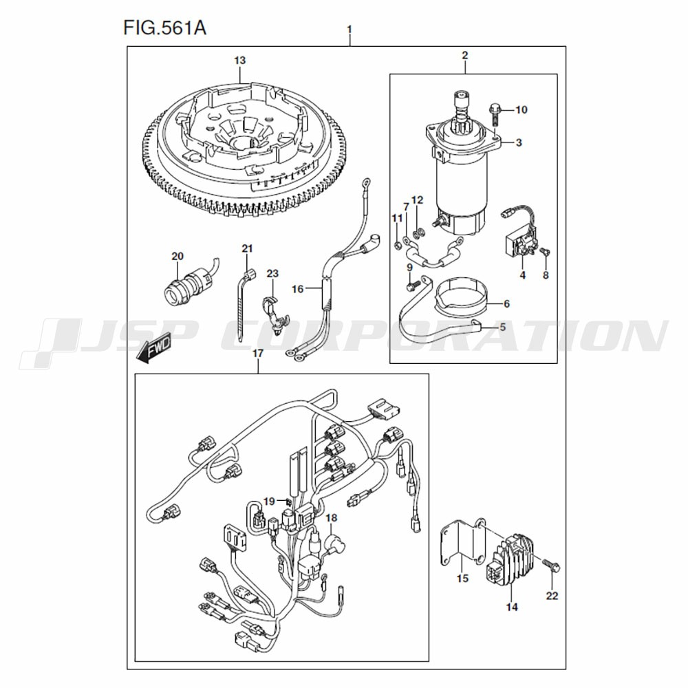 STARTING MOTOR(MANUAL STARTER)M-STARTER