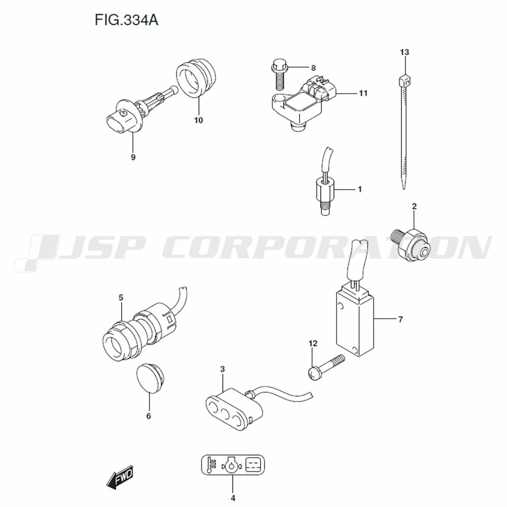 SENSOR/SWITCH (DF25AQ,DF30AQ)