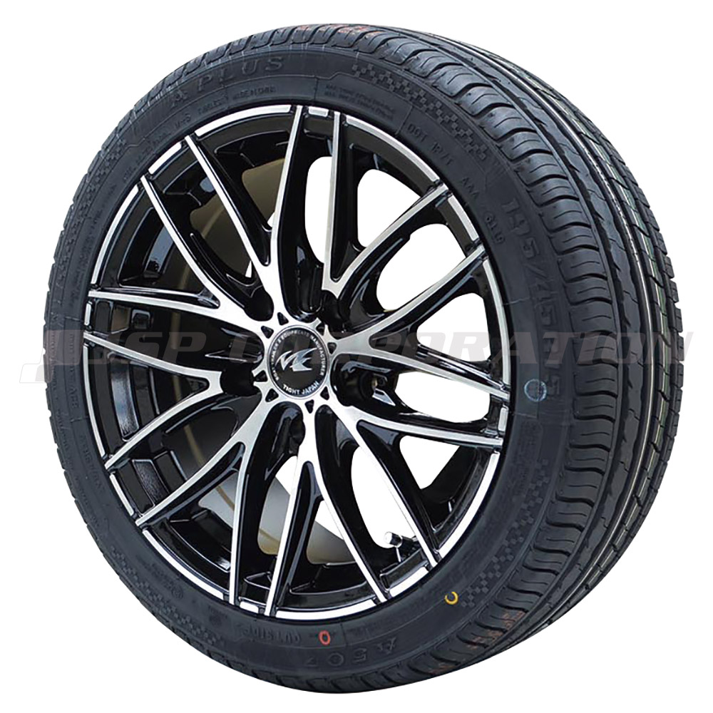 15インチアルミホイール＆195/45R-15タイヤ