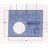 Instrument panel, De Luxe