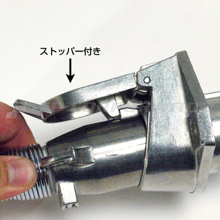 キャップ部分は、トレーラー側コネクター接続時の抜け落ち防止ストッパーとなります。
