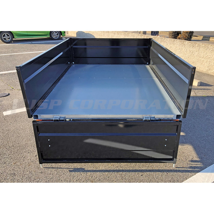 後方荷台アオリ解放